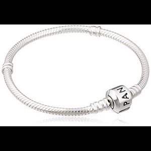 PANDORA CONIC SILVER CHARM BRACELET